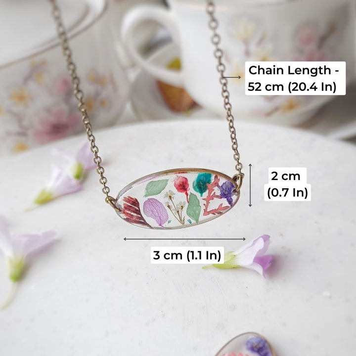 The Spring Dance Preserved Flower Necklace