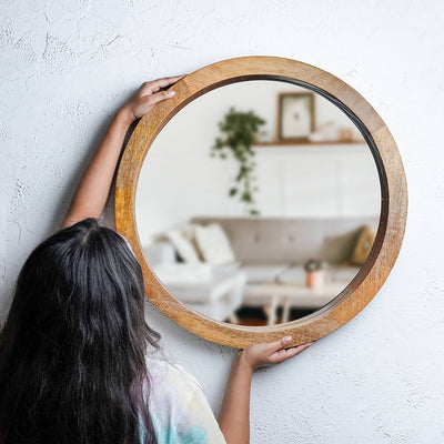 Amara Wall Mirror - Natural
