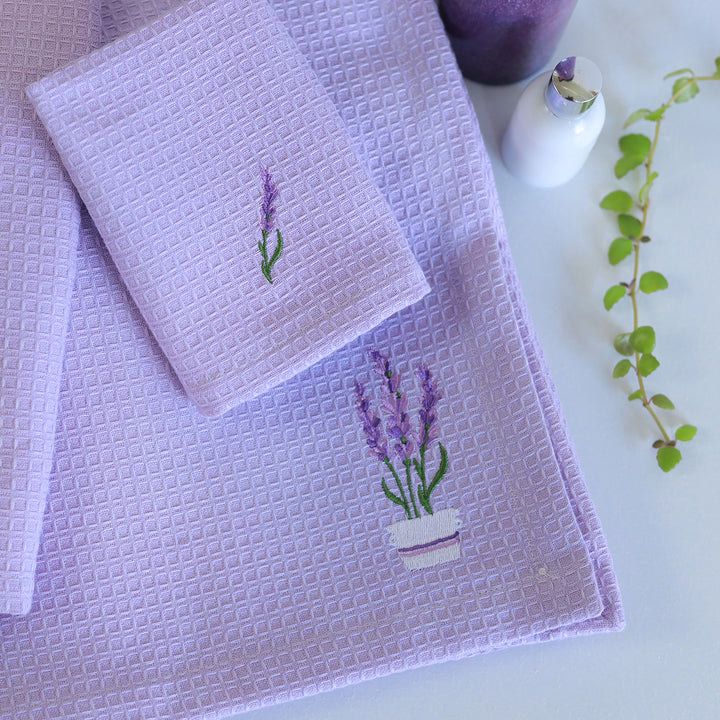 Embroidered 100% Cotton Towel | Set of 3