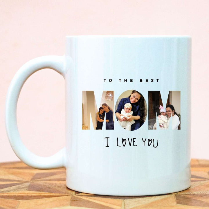 Photo Personalized Handmade Printed Best Mom Theme Ceramic Mug