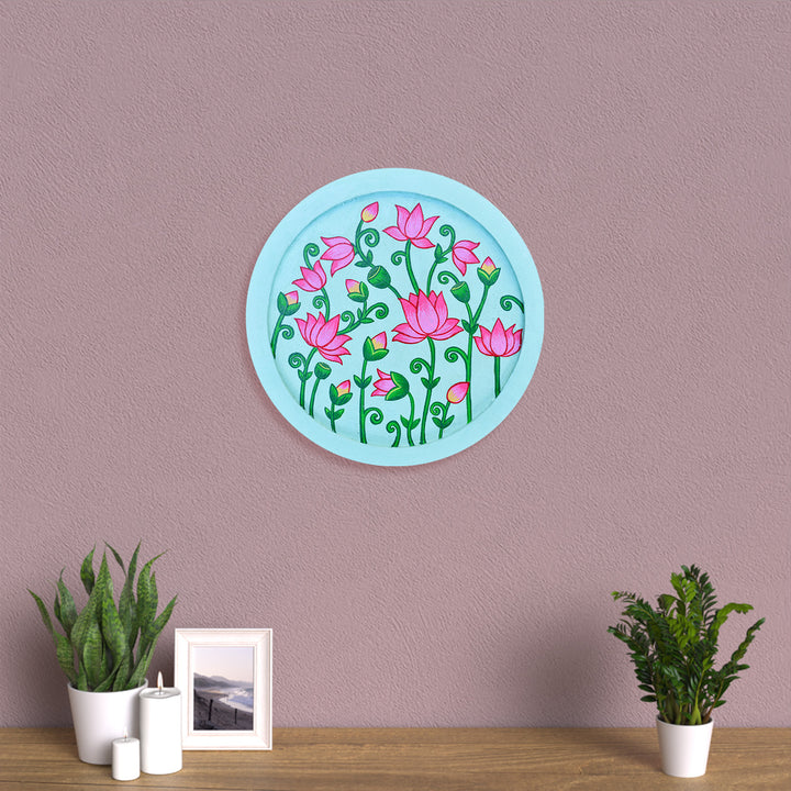 Handpainted Pichwai Themed Wall Plate