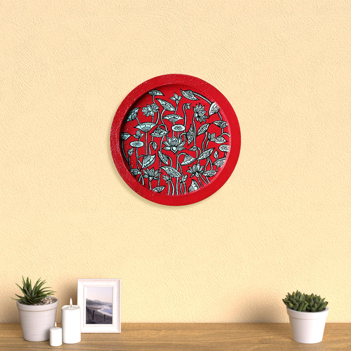 Handpainted Pichwai Themed Wall Plate