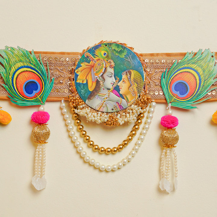Handmade Decorative Radha Krishna & Pichwai Toran