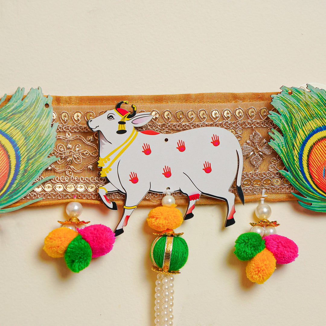 Handmade Decorative Radha Krishna & Pichwai Toran