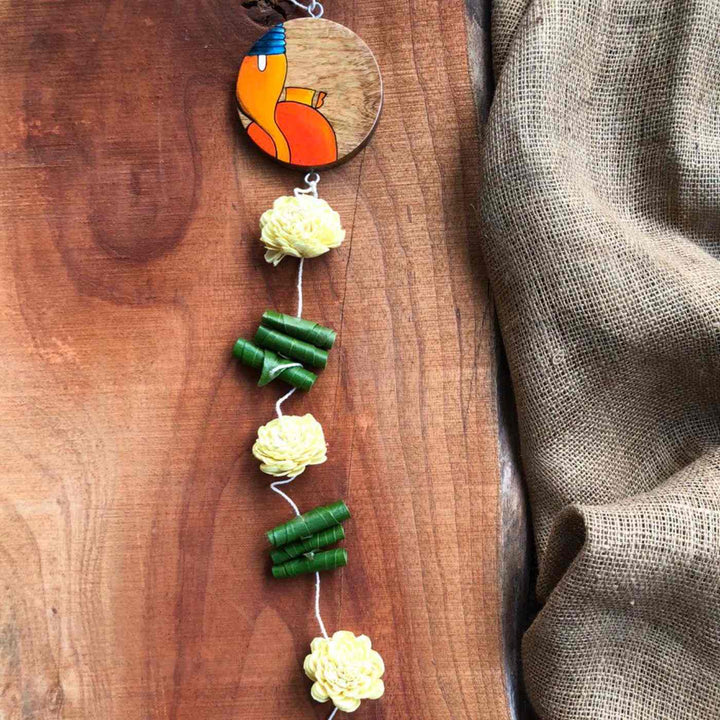 Eco-friendly Festive Ganesha Hanging with Shola Wood