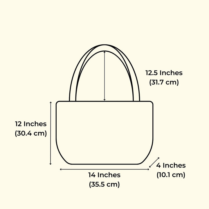 Upcycled Single-Use Plastic Handloom Tote Bag