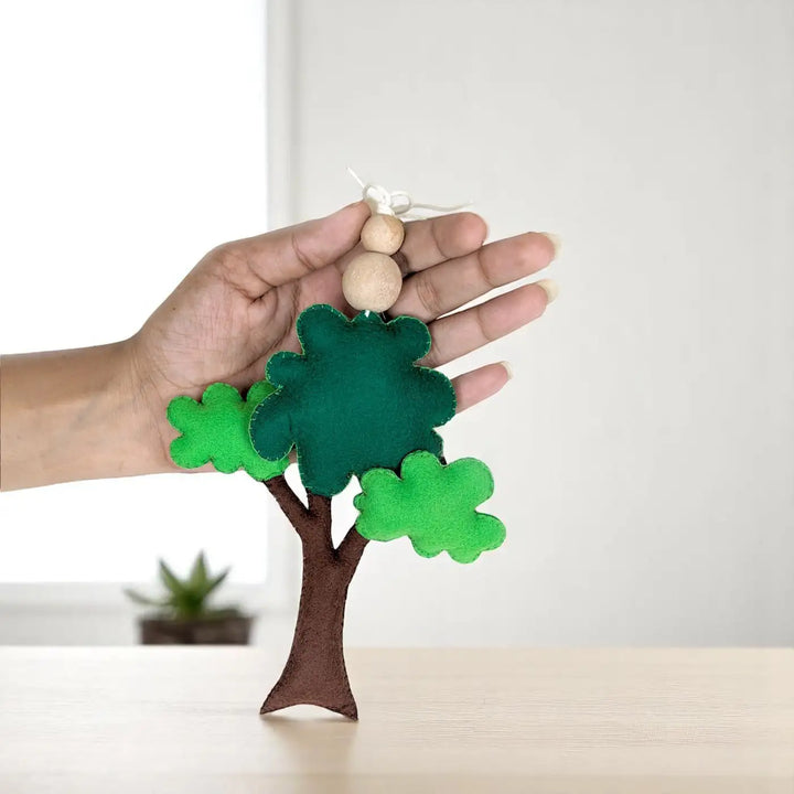 Handmade Tropical Tree Felt Hanging For Kids