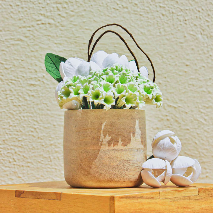 Handmade Tulipiere Realistic Deco Clay Centerpiece