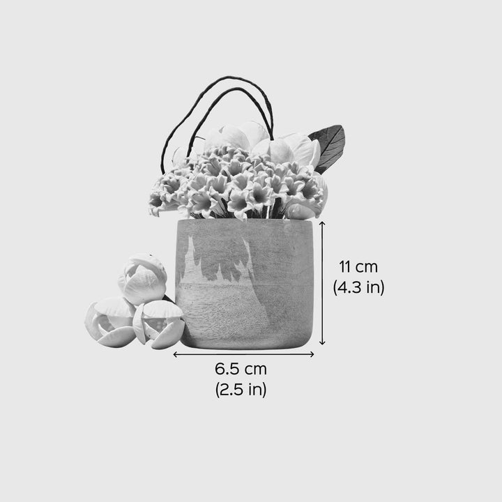 Handmade Tulipiere Realistic Deco Clay Centerpiece