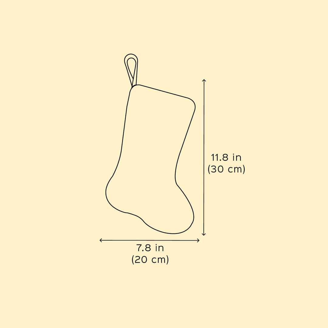 Personalized Reindeer Theme Felt Stocking For Christmas Decoration