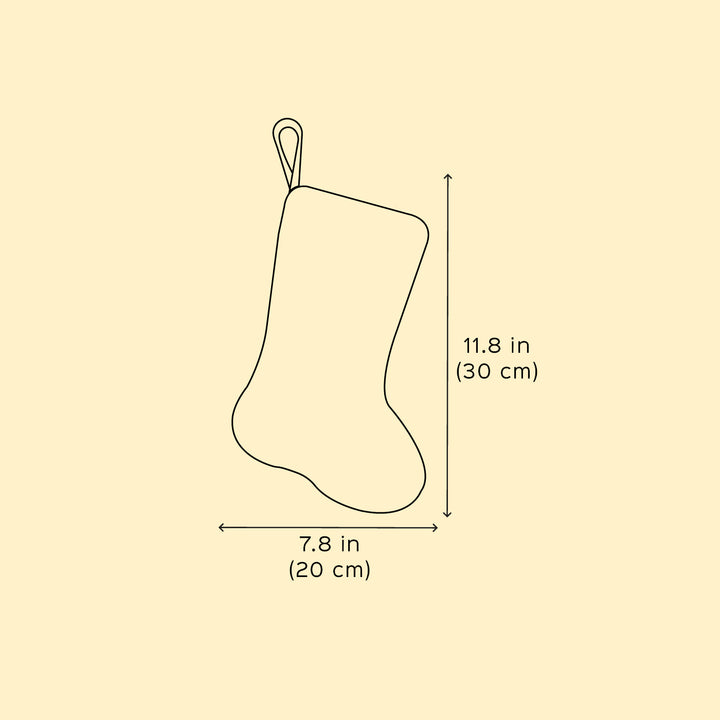 Personalized Reindeer Theme Felt Stocking For Christmas Decoration