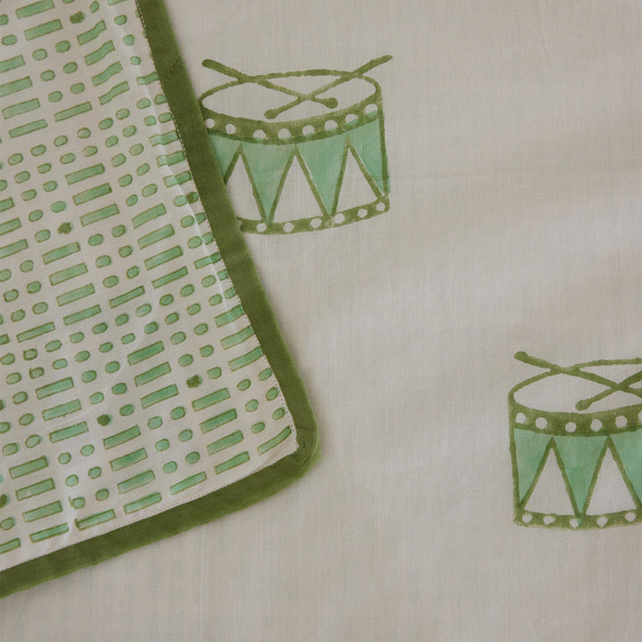 Street Drum Hand Block Printed Baby Dohar