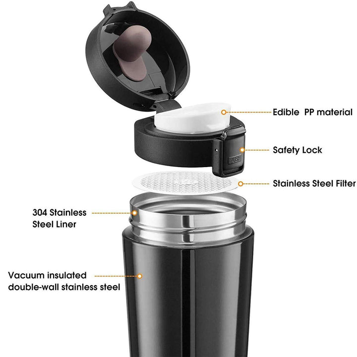 Personalized Engraved Stainless Steel Insulated Water Bottle | 380 ml