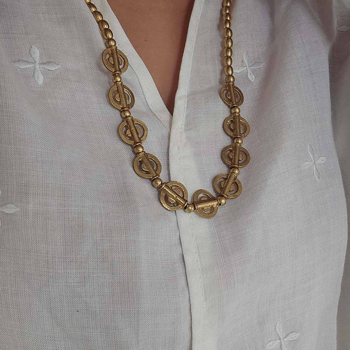 Handmade Vanya Brass Necklace