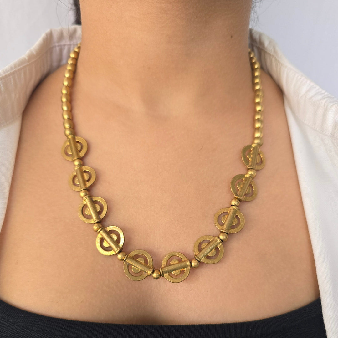 Handmade Vanya Brass Necklace