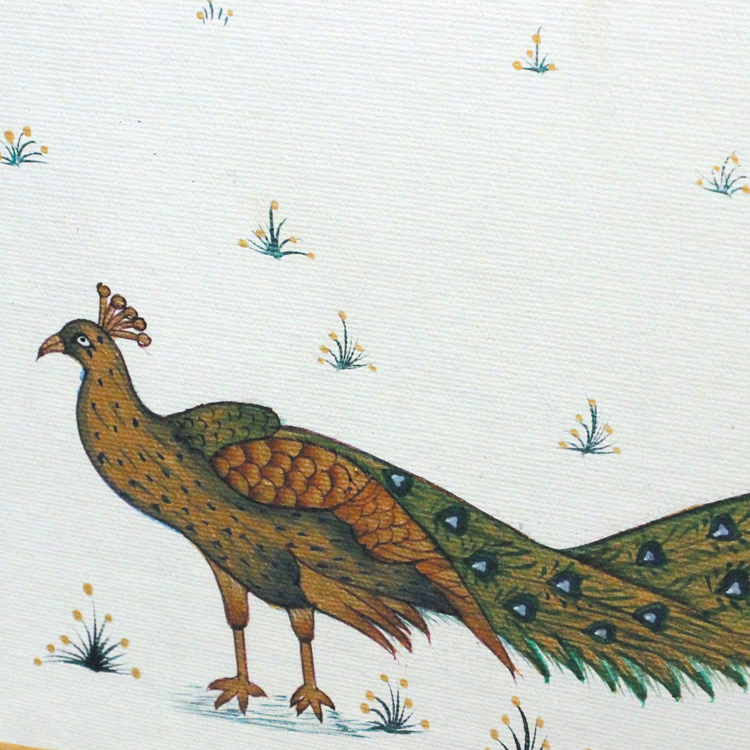 30 x 18 Inch | Life of Tree | Framed Hand Painted Wall Painting