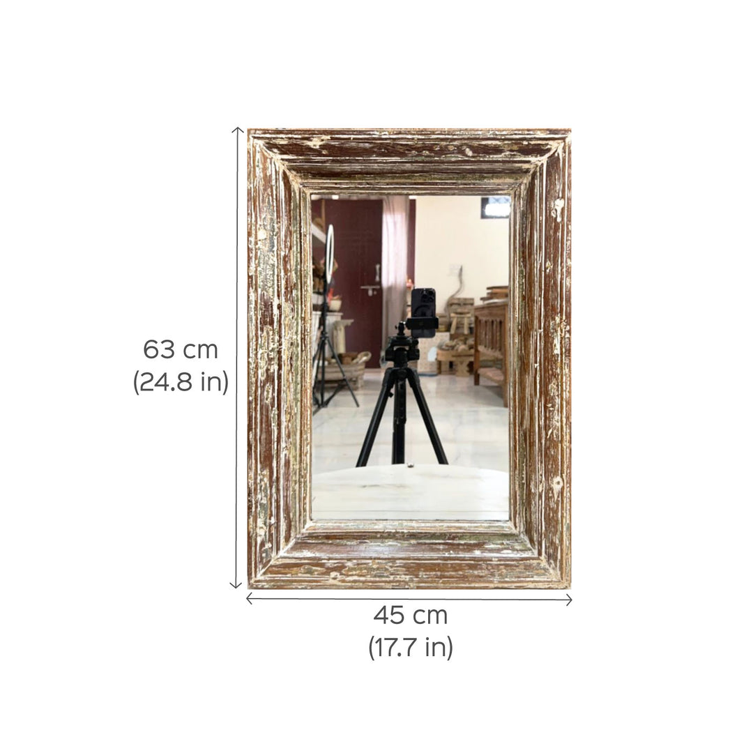 Handcrafted Rectangle Wooden Mirror Frame