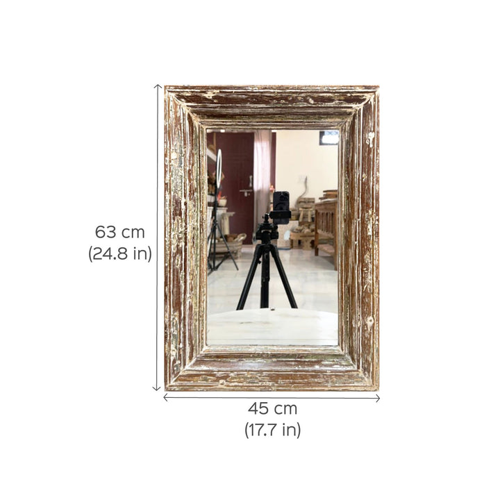 Handcrafted Rectangle Wooden Mirror Frame