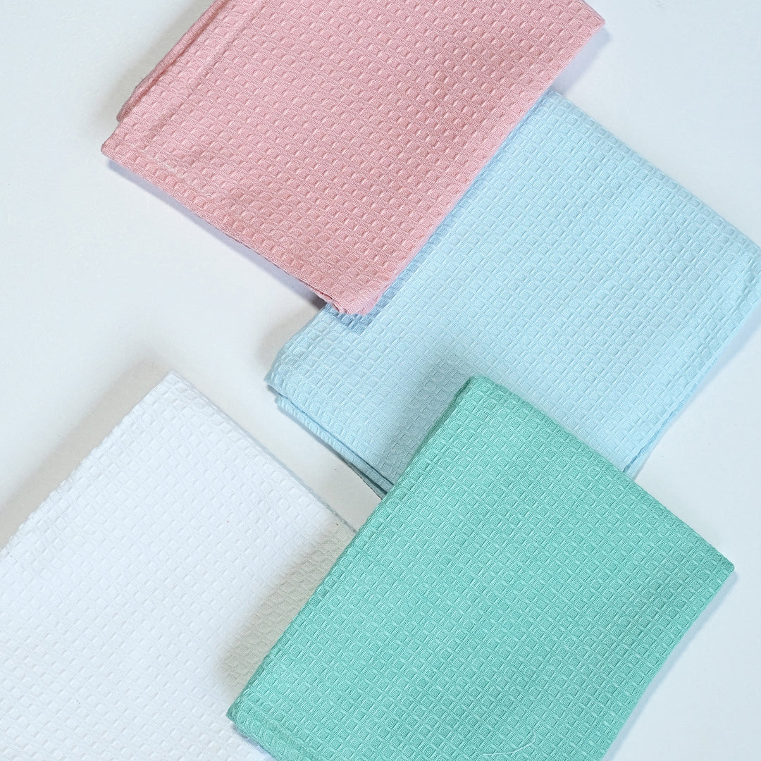 Waffle Weave 100% Cotton Hand Towels | Set of 4 - Zwende