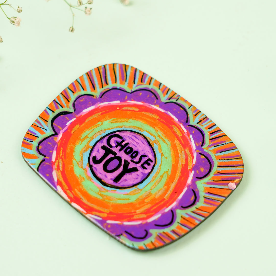 Photo Personalized Handmade Quirky Sister Rakhi Hamper With Bookmark And Keychain - Close-up of Colorful Plate