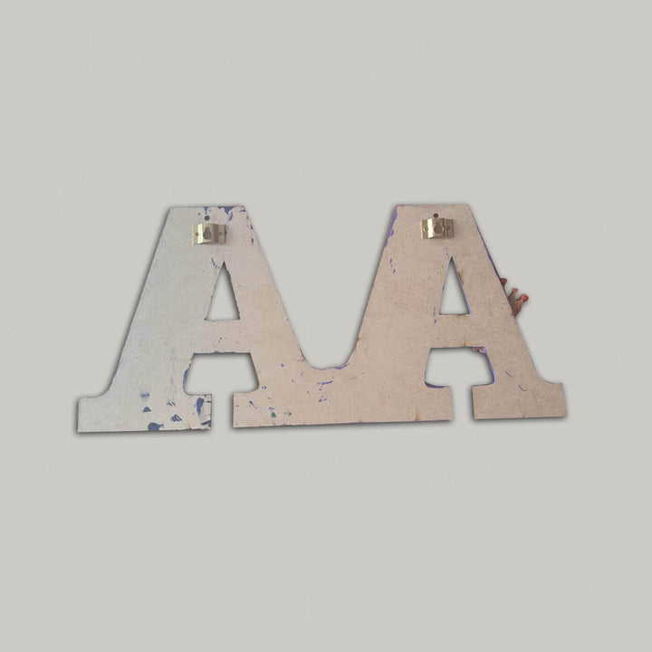 10 inch | Hand Painted Sibling Special Monogram Personalised Kids Nameplate