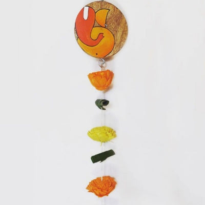 Eco-friendly Festive Ganesha Hanging with Shola Wood