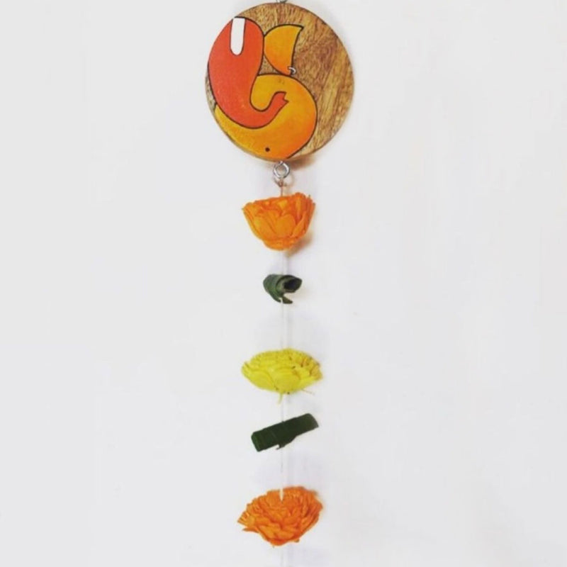 Eco-friendly Festive Ganesha Hanging with Shola Wood