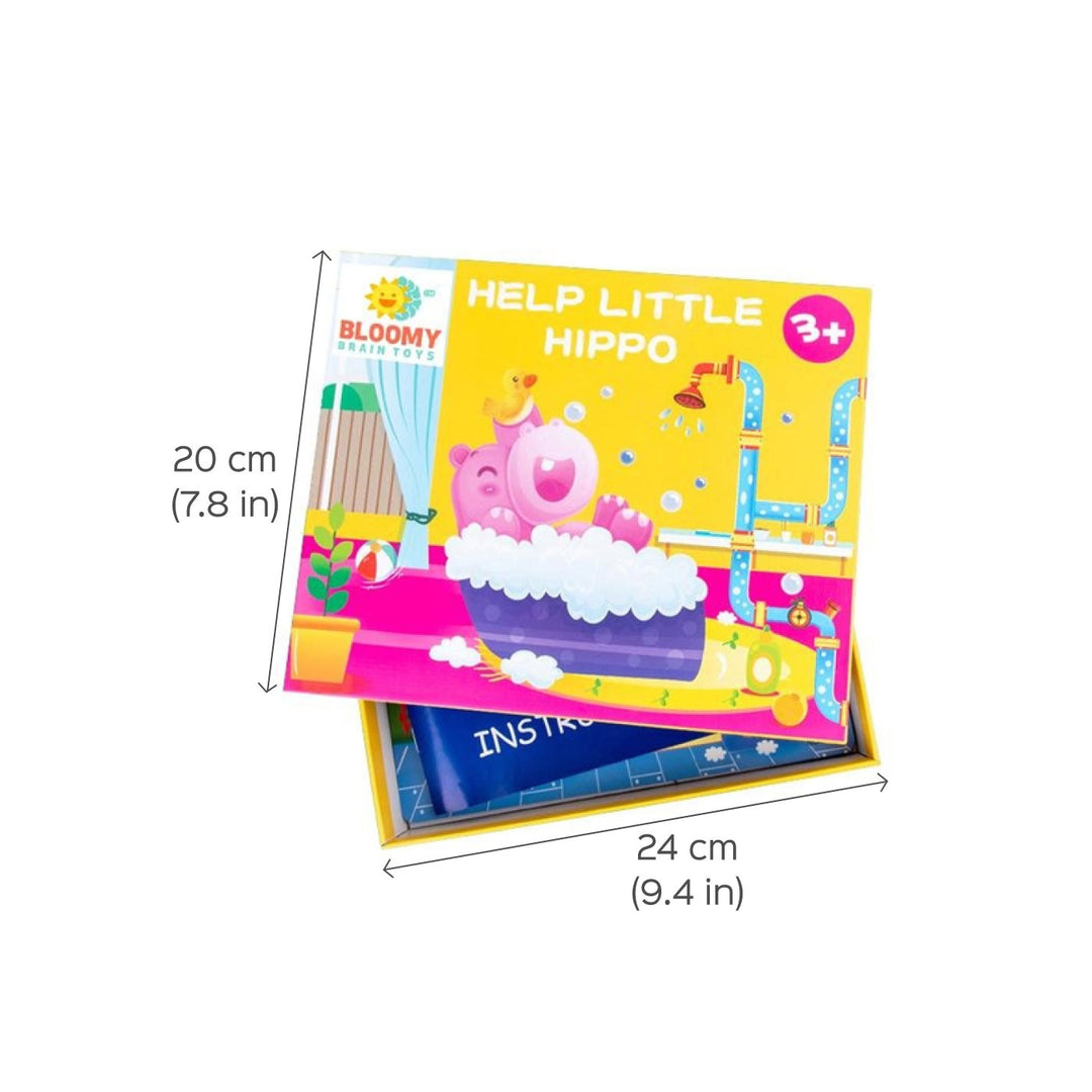 Help The Hippo Puzzle Game Set