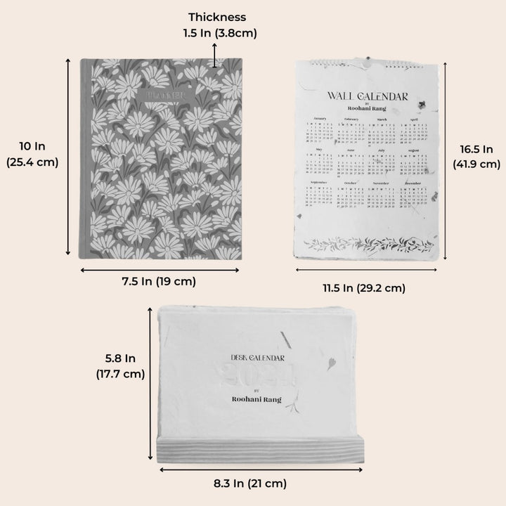 2025 Sustainable Planner & Calender Bundle | Set of 3