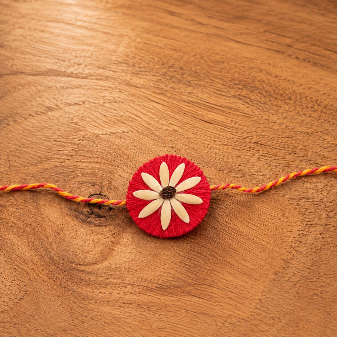 Plantable Beejbandhan Rakhi Box With Roli-Chawal & Eco-Friendly Outer Box For Brother