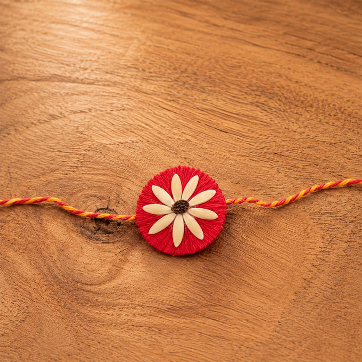 Plantable Beejbandhan Rakhi Box With Roli-Chawal & Eco-Friendly Outer Box For Brother