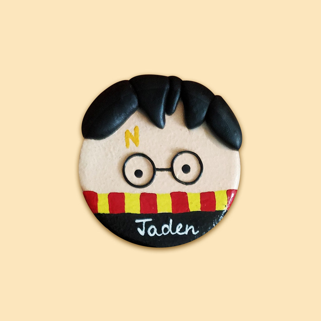 Handcrafted Personalized Harry Potter Clay Magnets