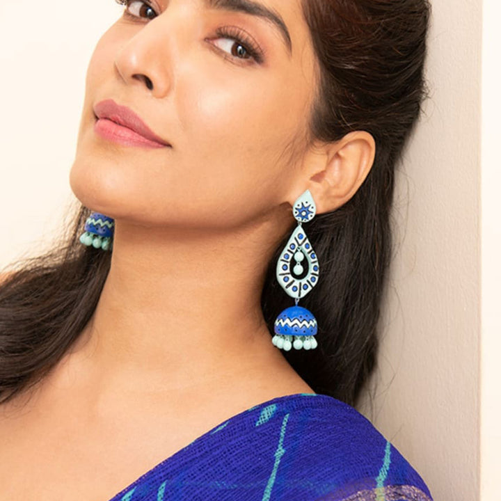 Handmade Happy Hues Terracotta Earrings