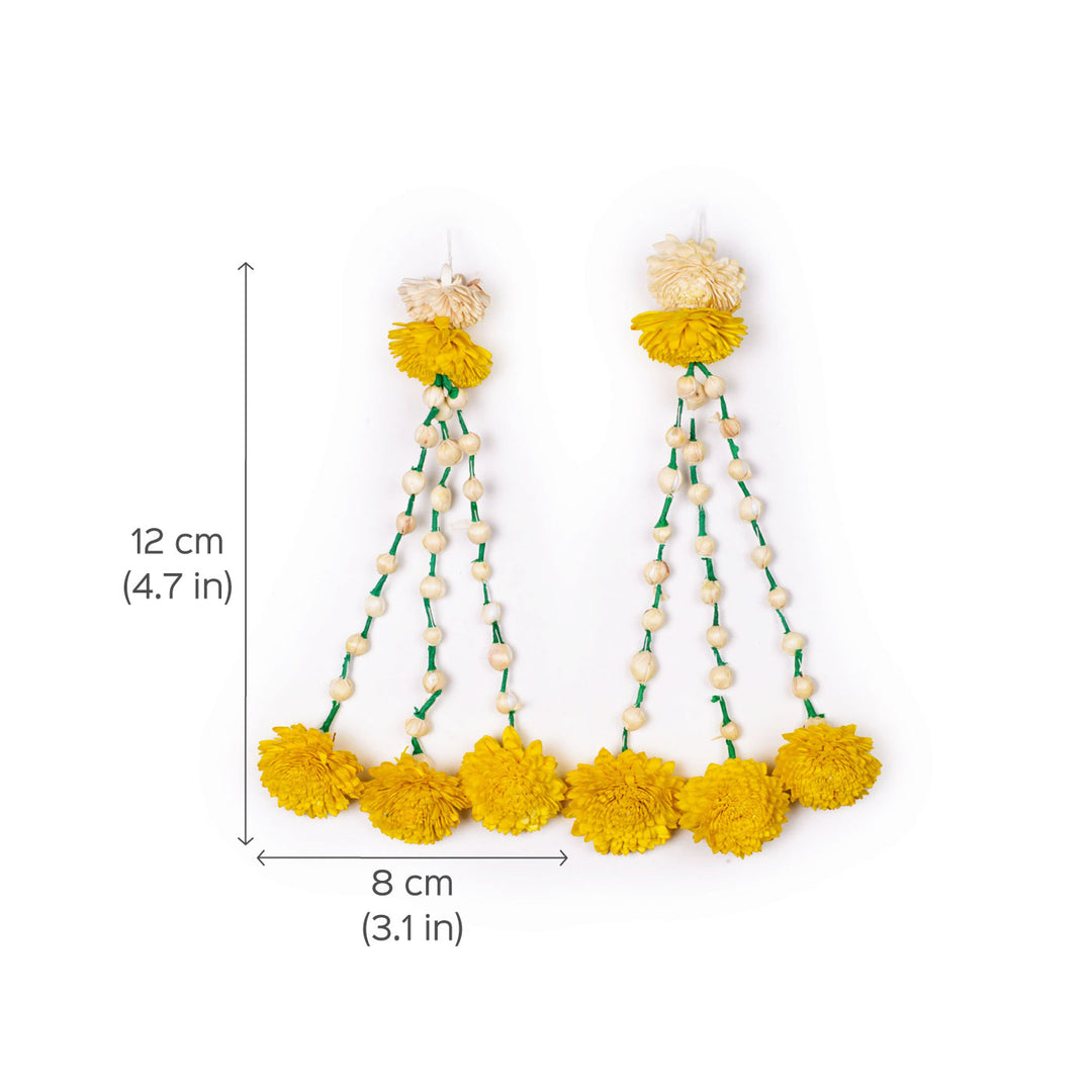 Sola Wood Jasmine & Marigold Festive Hangings I Set of 4