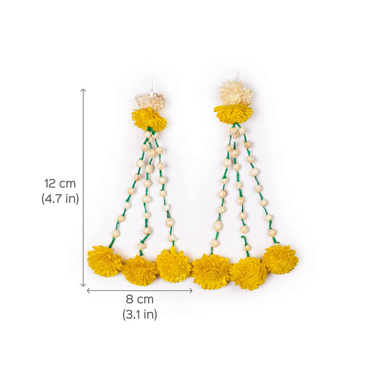 Sola Wood Jasmine & Marigold Festive Hangings I Set of 4