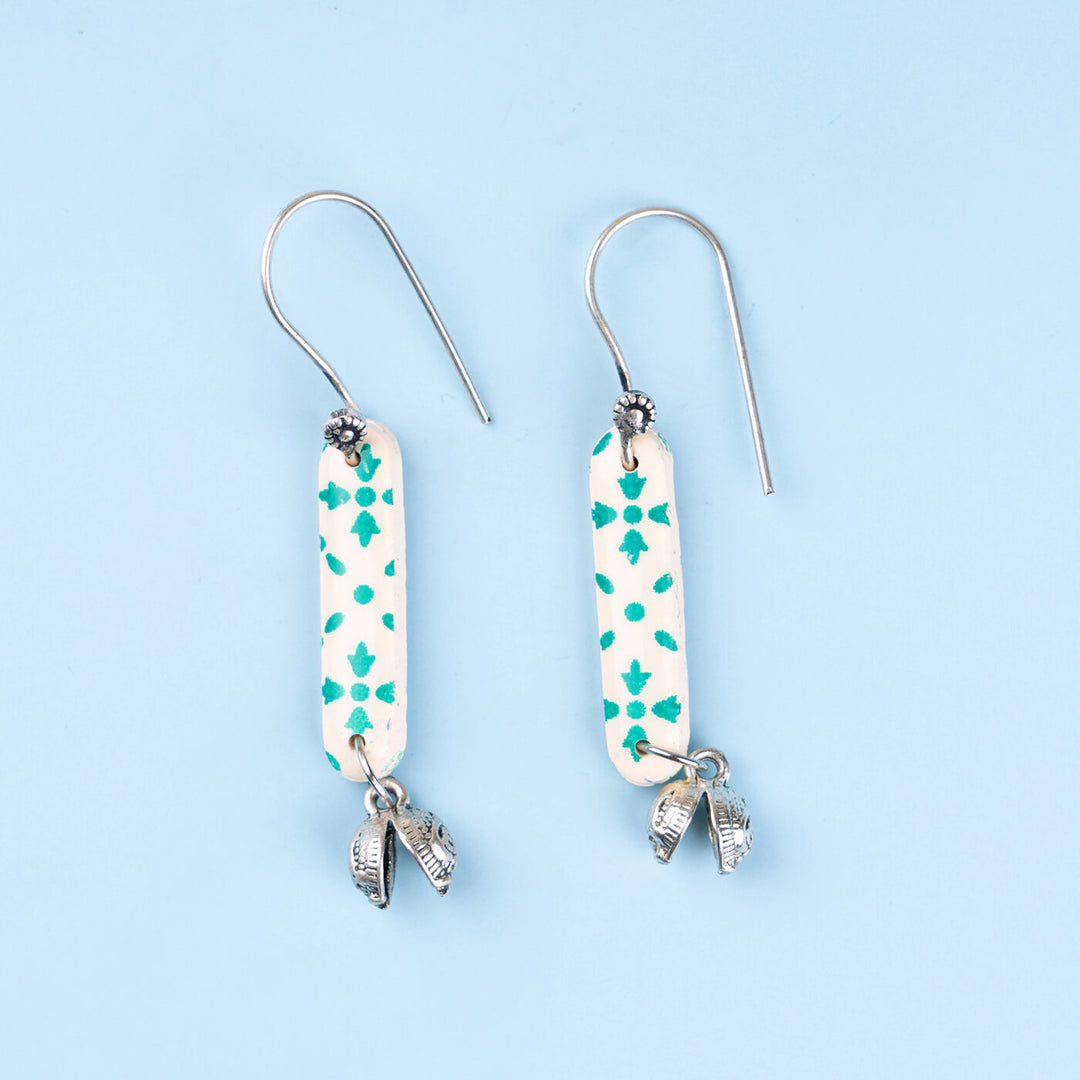 Handmade Clay Zoya Dangler Earrings