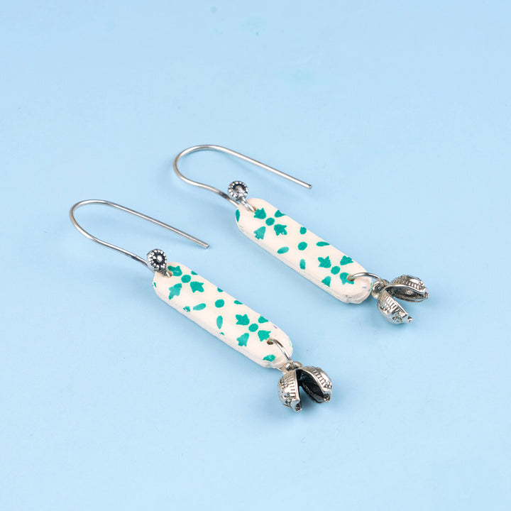 Handmade Clay Zoya Dangler Earrings