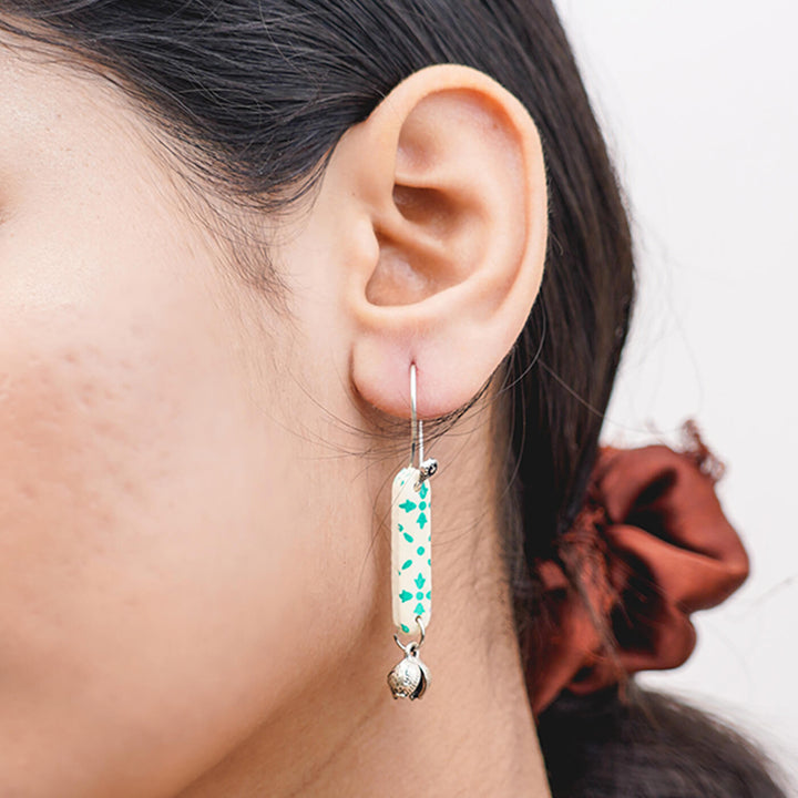 Handmade Clay Zoya Dangler Earrings