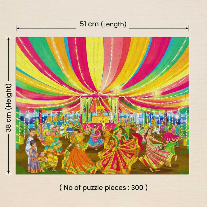 Garba | The Dance of Reverence Culture Puzzle | 300 Pieces