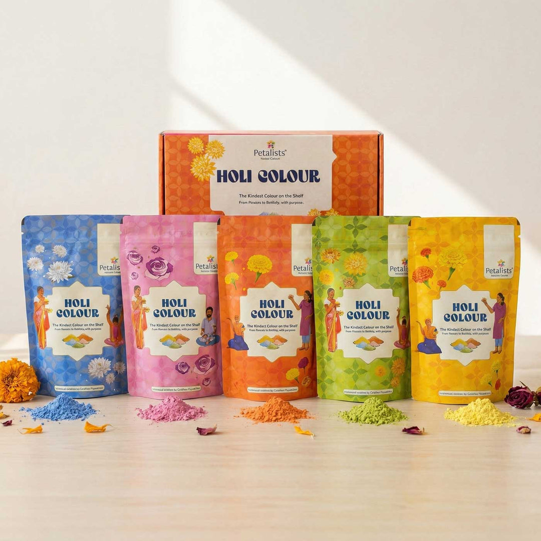 5 Pc | Eco-Friendly Organic Toxin-Free Holi Colours Gift Box