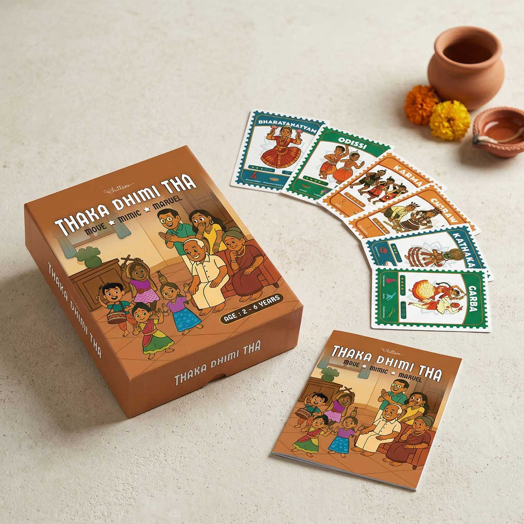 Thaka Dhimi Tha | Dance Movement Cards for Kids | 2–6 Years