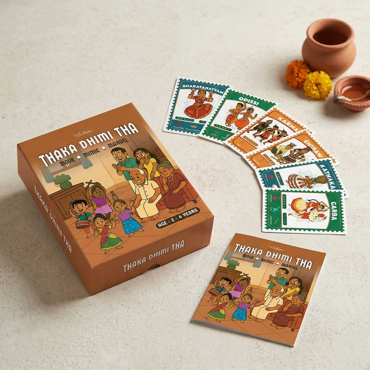Thaka Dhimi Tha | Dance Movement Cards for Kids | 2–6 Years