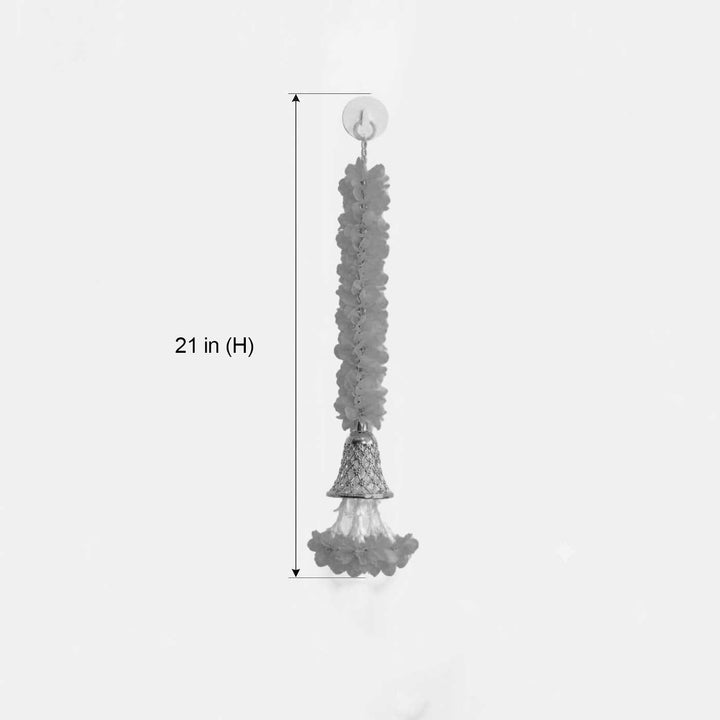 Handcrafted Pearl Strands With Conical Tassel Threadworked Door Hangings