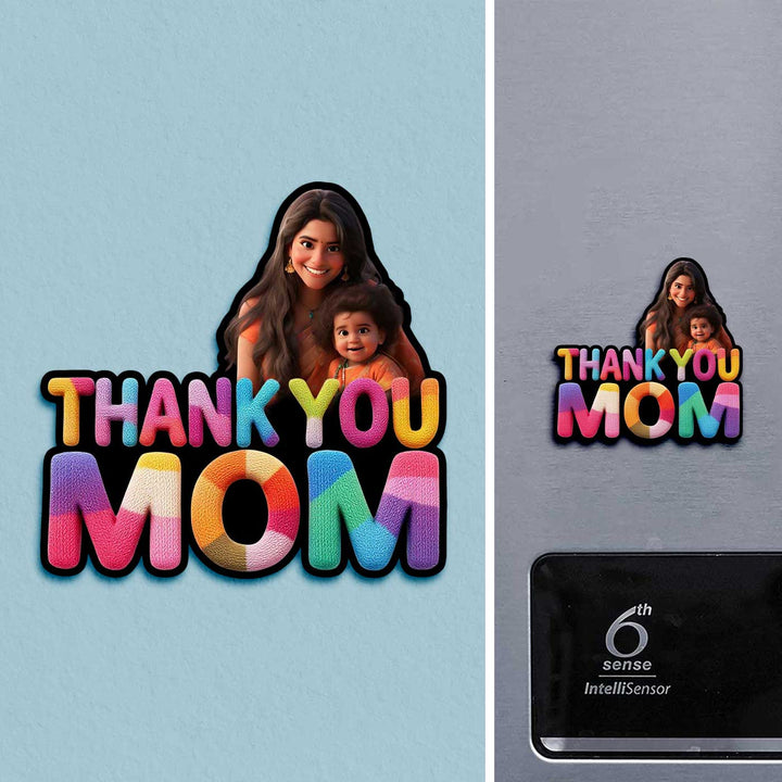 Photo Personalized "Thank You Mom" Acrylic Fridge Magnet
