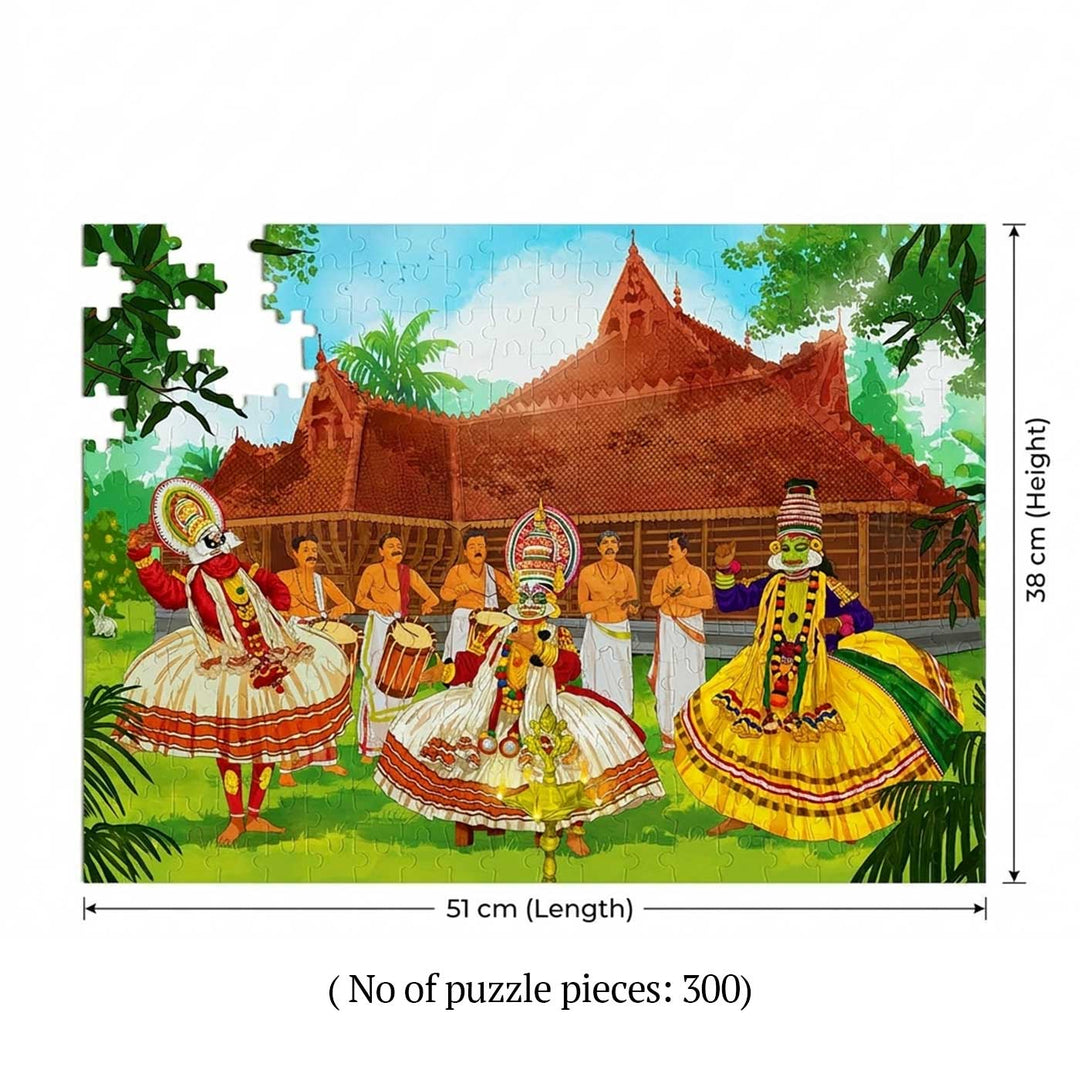 Kathakali | The Exuberant Indian Opera Culture Puzzle | 300 Pieces
