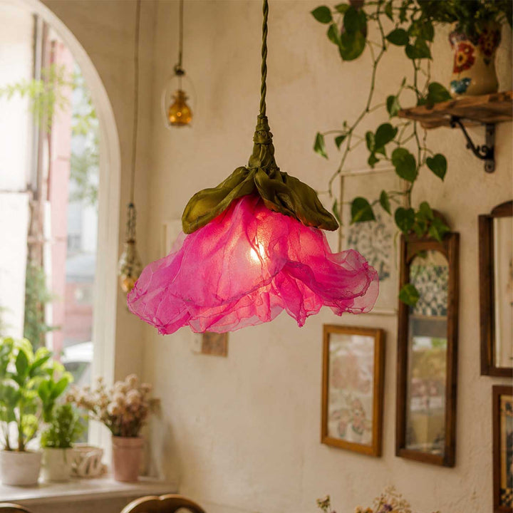 Elegant Organza Flower Lamp | Premium Statement Lighting