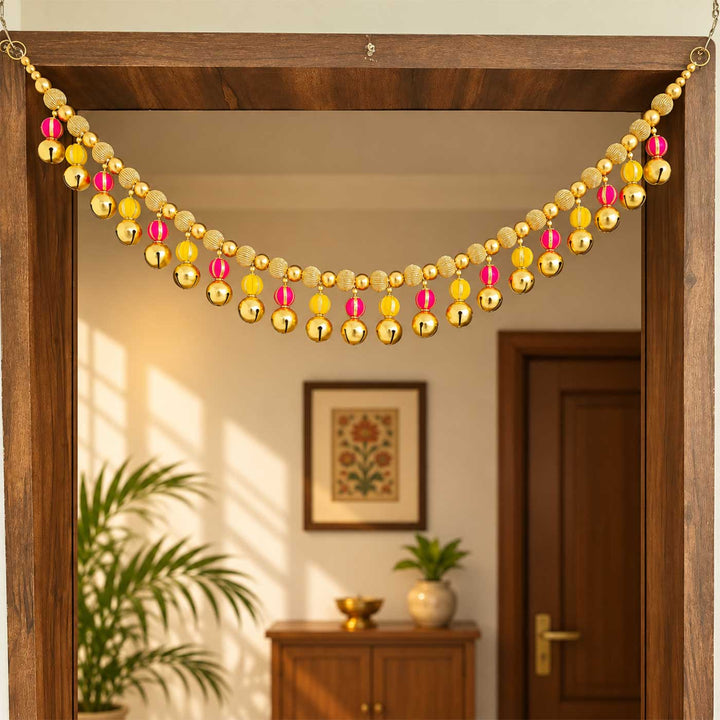 Handmade Moti & Ghungroo Toran For Festive Decor