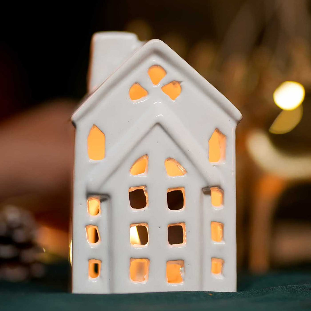 Nordic House Ceramic Tealight Holders For Christmas Decoration