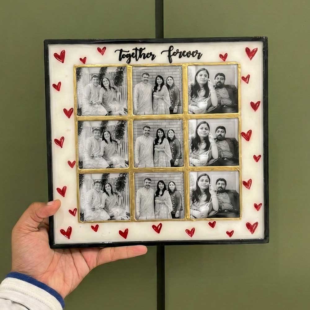 Together Forever Resin Photo Personalized Plaque