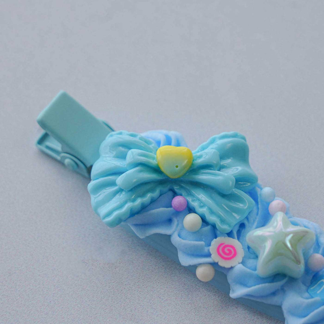 Trendy Decorative Hair Clips With Cute Character Details | Set of 2